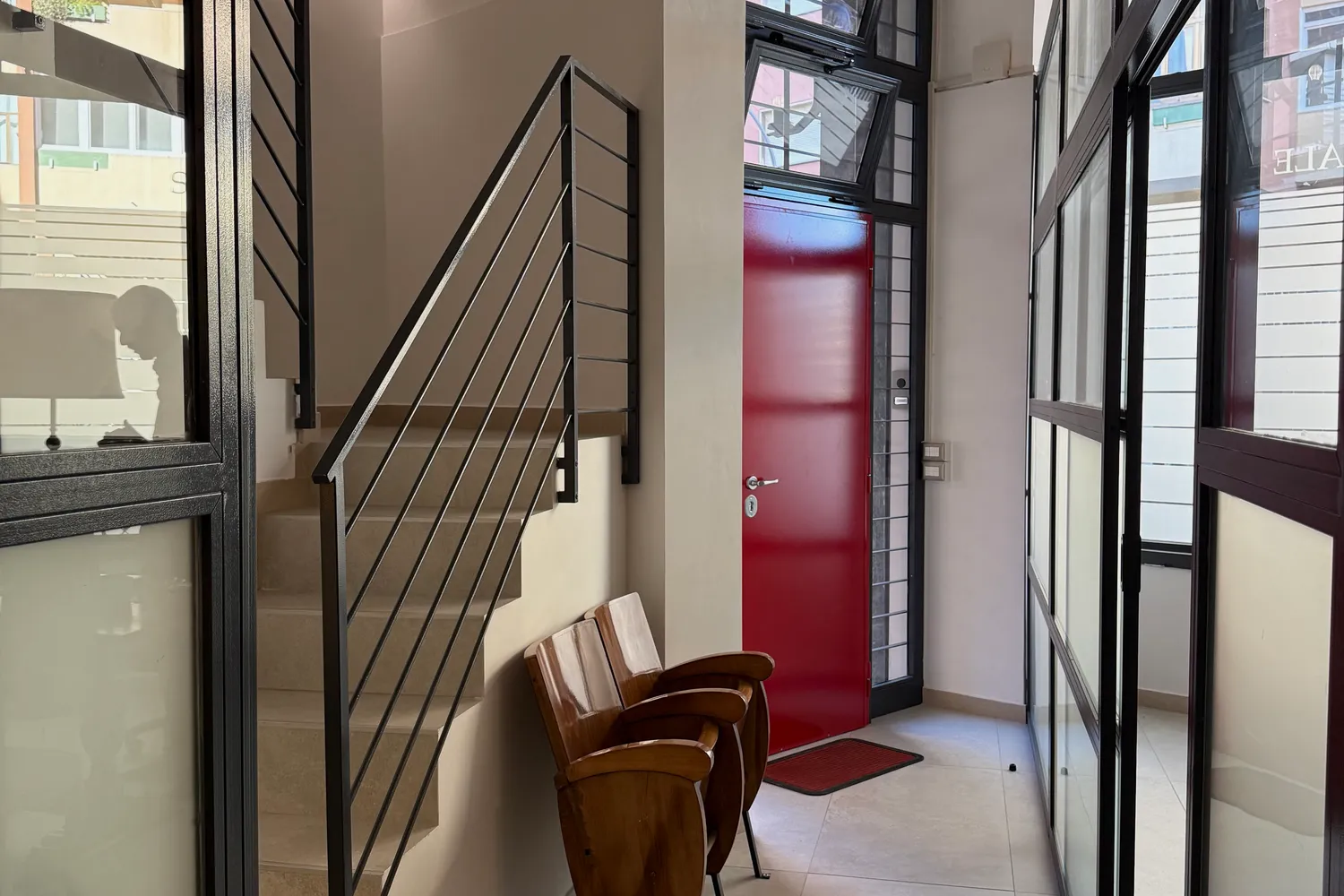 The entrance to the firm